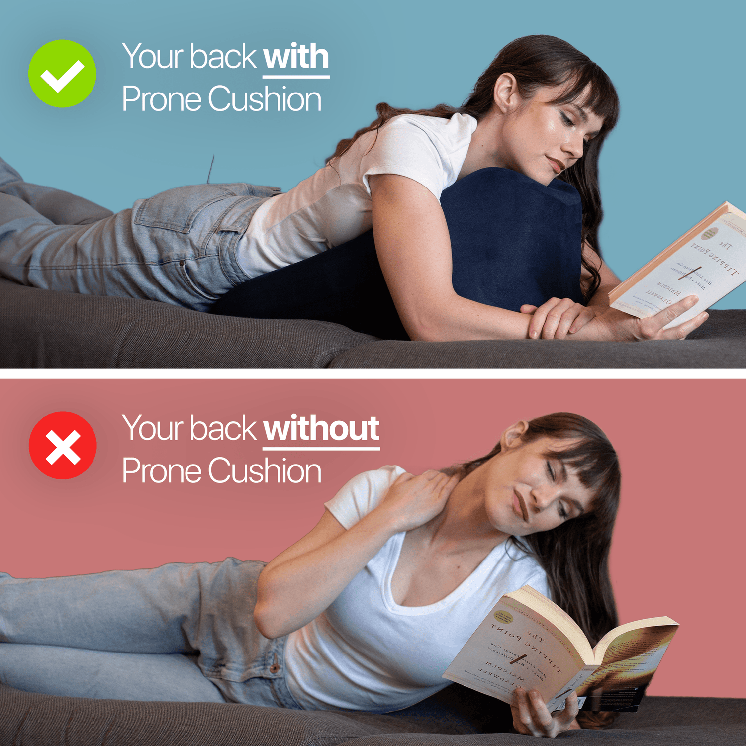 Improve Your Posture with Prone Cushions: A Simple Change for Better Health - Prone Cushion: The Ultimate Comfort Device for Lying Down