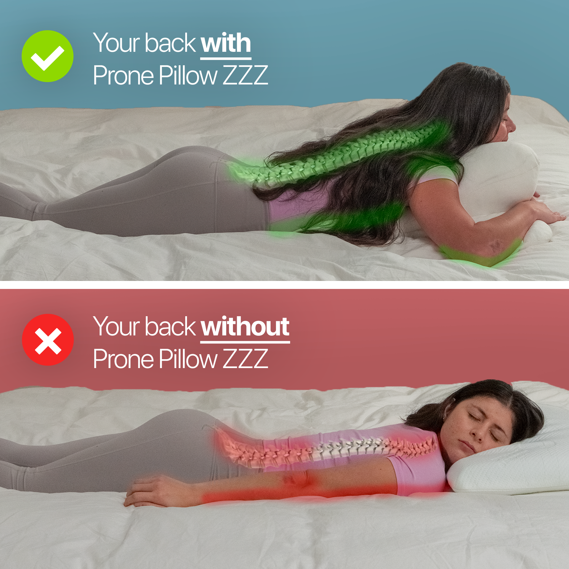 Prone Pillow ZZZ™