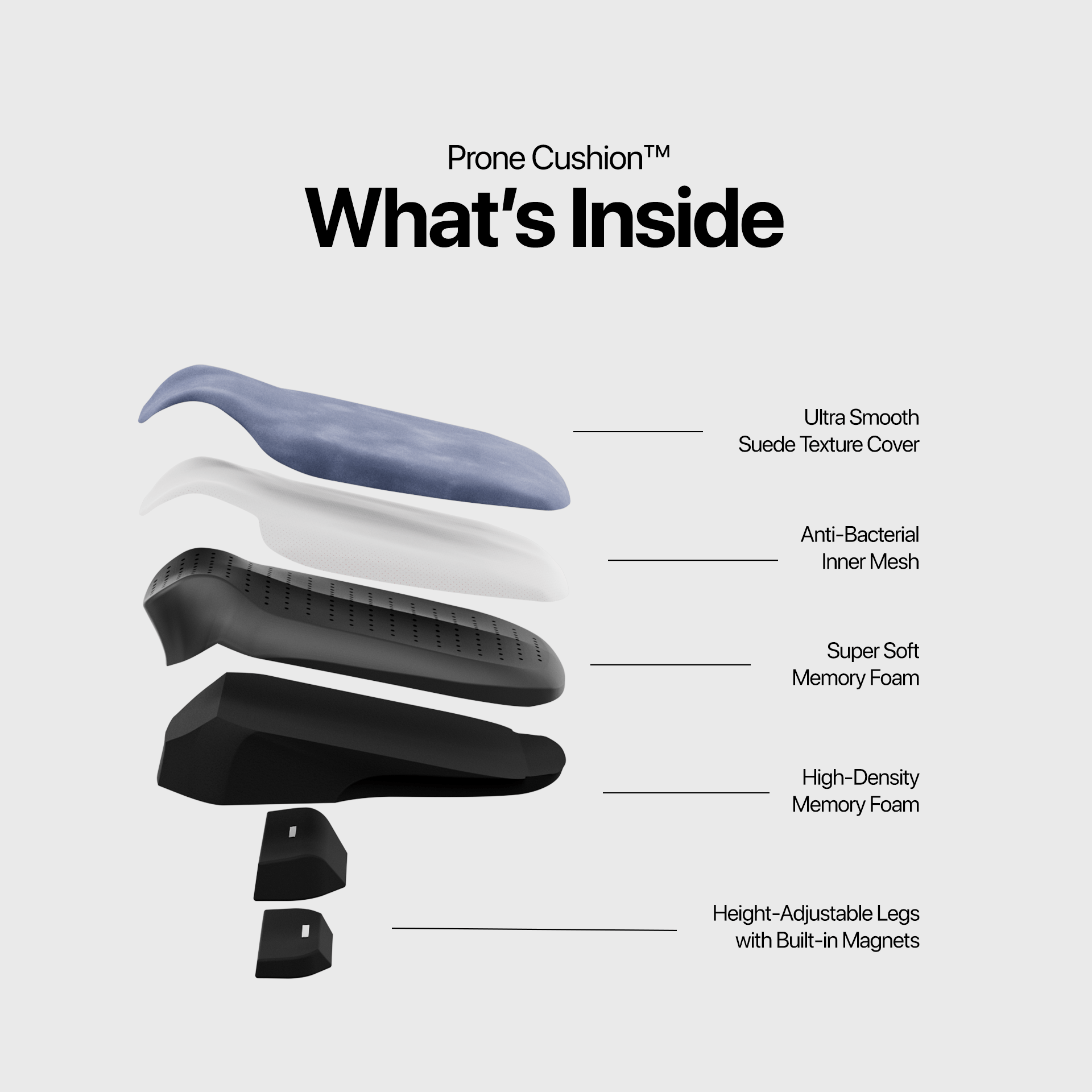 Basic Comfort Package - Prone Cushion: The Ultimate Comfort Device for Lying Down